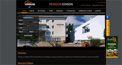 Desktop Screenshot of pension-edison.cz